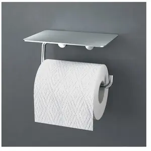 Viverso x steel Porte-papier toilette avec tablette, mobile, VX2202BS, pas cher