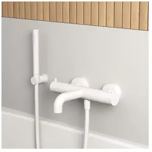 rivea Dia Mitigeur thermostatique de baignoire avec set de douche, BR2067MW, pas cher
