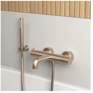 rivea Dia Mitigeur thermostatique de baignoire avec set de douche, BR2...
