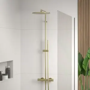 rivea Colonne de douche avec mitigeur thermostatique, BR2059BG, pas cher