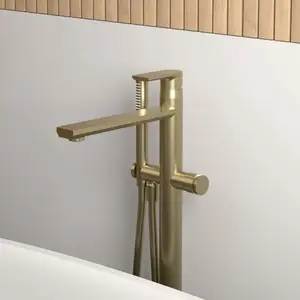rivea Dia Mitigeur de baignoire au sol avec douchette, BR2065BG,