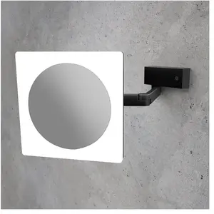 Viverso Zoom me Miroir cosmétique à grossissement x 5, température de couleur de l’éclairage réglable, VM6601MB,