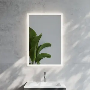 neoro n30 Miroir avec éclairage l : 60 cm, éclairage sur le pourtour, ...