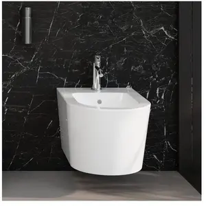 neoro n60 Bidet L: 53 l: 36 H: 29 cm, montage mural, BN0755WH, pas cher