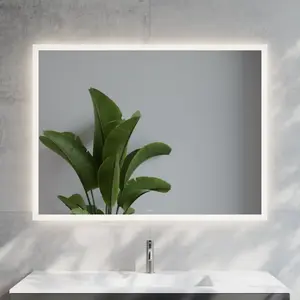 neoro n30 Miroir avec éclairage l : 120 cm, éclairage sur le pourtour,...