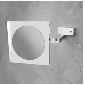 Viverso Zoom me Miroir cosmétique à grossissement x 5, température de couleur de l’éclairage réglable, VM6601CR,