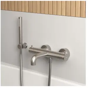 rivea Dia Mitigeur thermostatique de baignoire avec set de douche, BR2067BN, pas cher