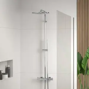 rivea Colonne de douche avec mitigeur thermostatique, BR2059PC, pas cher