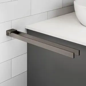 Viverso x add Porte-serviettes de toilette l: 45 H: 25 P: 430 mm, 2 bras, pivotant, VA4300BB, pas cher