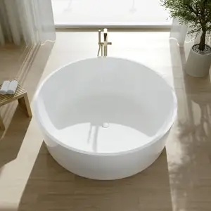 rivea Izumi Baignoire en îlot Ø 150 H: 58 cm, BR0121WH, pas cher