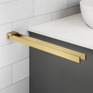 Viverso x add Porte-serviettes de toilette l: 45 H: 25 P: 430 mm, 2 bras, pivotant, VA4300PG, pas cher