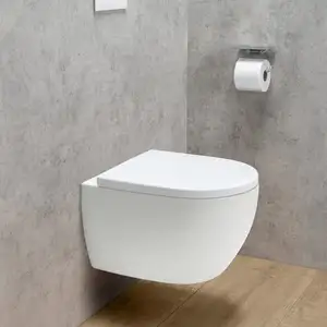 evineo ineo5 Cuvette suspendue à fond creux, compacte, BE0970WM, Compact pas cher