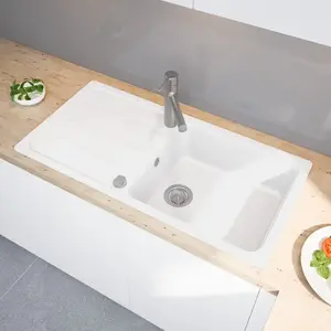 evineo line 100 Évier de cuisine avec surface de dépose latérale l: 10...Vendu parreuter