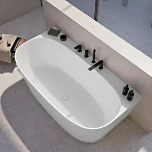 neoro n50 Baignoire semi-îlot L: 160 l: 84,5 H: 60 cm, surface facile ... pas cher