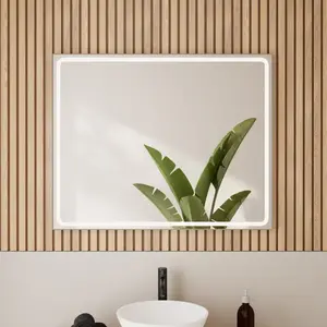 rivea Bahri Miroir éclairé l: 100 cm, avec éclairage sur le pourtour, ...Vendu parreuter
