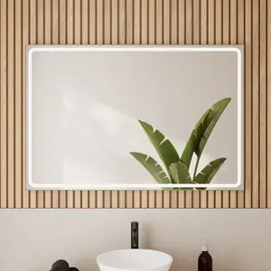 rivea Bahri Miroir éclairé l: 120 cm, avec éclairage sur le pourtour, ...Vendu parreuter