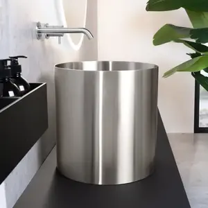 neoro n40 Vasque à poser ronde sans trou de robinetterie Ø 38 H: 38 cm... pas cher