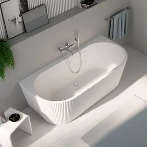 evineo ineo7 groove Baignoire semi-îlot L: 170 l: 80 H: 58 cm, BE0743W...Vendu parreuter