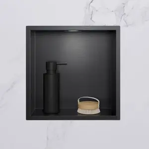 Viverso x wall Niche murale en acier inoxydable l: 300 H: 300 mm, avec... pas cher
