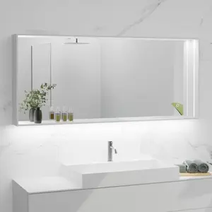 neoro n50 shelf Miroir éclairé l: 160 cm, BN0841WM, pas cher