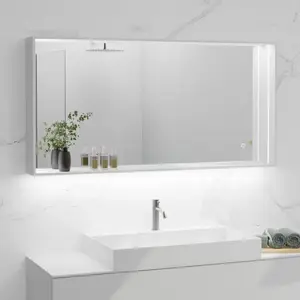 neoro n50 shelf Miroir éclairé l: 140 cm, BN0840WM,
