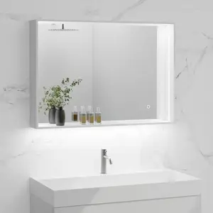 neoro n50 shelf Miroir éclairé l: 100 cm, BN0838WM, pas cher