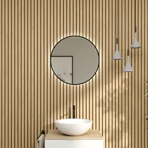 rivea Dia Miroir éclairé Ø 60 cm, avec effet Sunrise et cadre contrast... pas cher