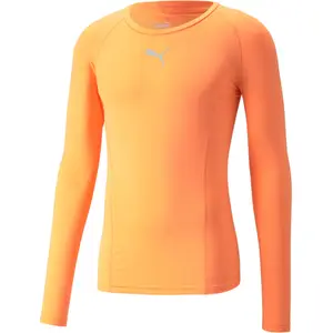 Puma Liga Baselayer - T-shirt de fitness orange M pas cher