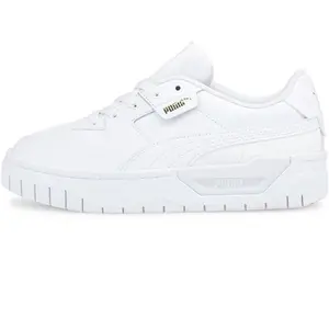 Puma - Baskets en Cuir Cali Dream Lthr blanches T.36 pas cher