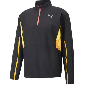 Puma Ultraweave Jacket Veste Running Hommes - Noir , Orange, Taille S pas cher
