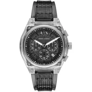Montre Homme Armani Exchange Rafael - AX4167 Bracelet Plastique Gris foncé pas cher