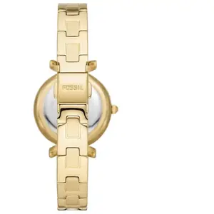 Montre Femme FOSSIL CARLIE en Acier Jaune pas cher