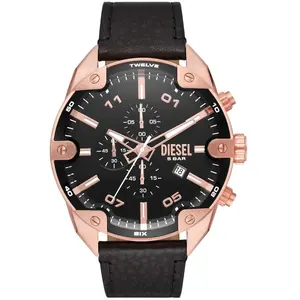 Montre Diesel Spiked Pour Hommes en Noir - DZ4607 TU pas cher