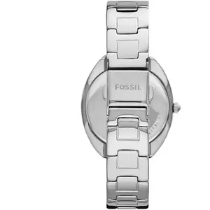 Montre femme Fossil Gabby - Bracelet acier - Blanc pas cher