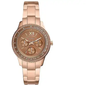 Montre - FOSSIL - Chic - Métal - Rose - Femme pas cher