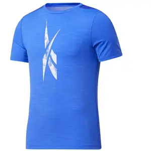 Reebok T-shirt à Manches Courtes Workout Ready Activchill Graphic pas cher