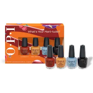 Coffret de 4 minis vernis Nail Lacquer What's Your Mani-Tude OPI pas cher