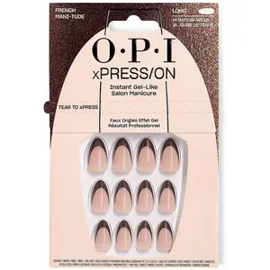 OPI Faux-ongles xPRESS/ON What's Your Mani-Tude French Mani-tudeVendu parsephora