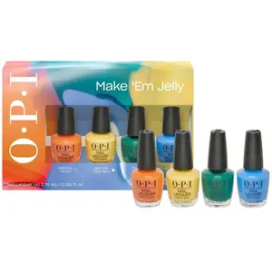 OPI Vernis à ongles Make Em Jelly Coffret de 4 minis Nail Lacquer pas cher