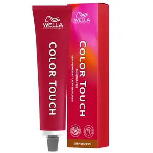 Comparateur de prix : Coloration Color Touch Deep Browns 6/75 Blond Foncé Marron Acajou Wella 60ml