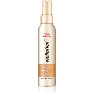 Comparateur de prix : Wella Wellaflex Curls Definition gel en spray pour cheveux bouclés fixation forte 150 ml