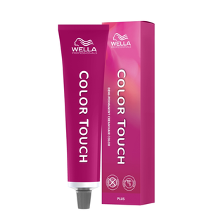 Coloration Color Touch Plus 44/07 Châtain Intense Naturel Marron Wella 60ml pas cher