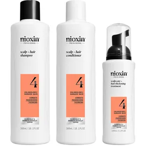 Comparateur de prix : Nioxin System 4 - Kit - Traitement pour cheveux colorés avec éclaircissement avancé 3 unités