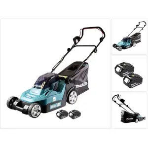 Comparateur de prix : Dlm 432 G2 Tondeuse à gazon sans fil 36 v (2x 18 v) 43 cm brushless + ...