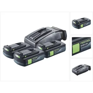 Festool energieset 3x BP 18 Li 3.0 C accu 18 V 3,0 Ah / 3000 mAh Li-Io...Vendu parkaufland