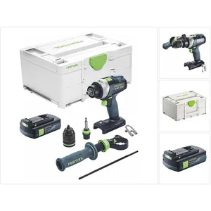 Tpc 18/4 I-Basic Perceuse-visseuse à percussion sans fil 18 v 75 Nm Brushless + 1x batterie 3,0 Ah + Systainer - sans chargeur - Festool pas cher
