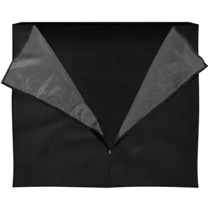 Ml-design - Housse d'Étagère à Bois de Cheminée, 185L x 125H cm, Noir,... pas cher
