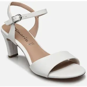 Comparateur de prix : Tamaris Femme 1-28008-42 Sandales à Talon, Blanc Mat, 36 EU