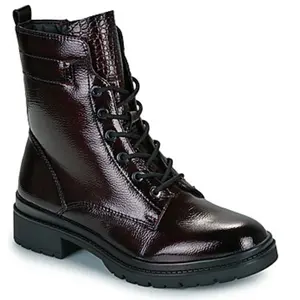 Tamaris Damen Stiefelette Dunkelrot pas cher