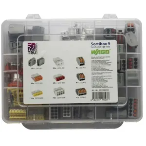 Comparateur de prix : Wago - Assortiment de bornes pour boîte de dérivation WA-741-834 flexible: 2.5-4 mm² rigide: 2.5-4 mm² 120 pc(s)
